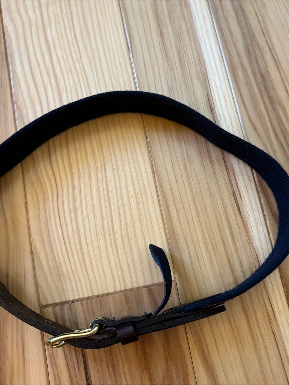 Vineyard Vines Boys Classic Whale Canvas Club Brown Leather Belt Size 24